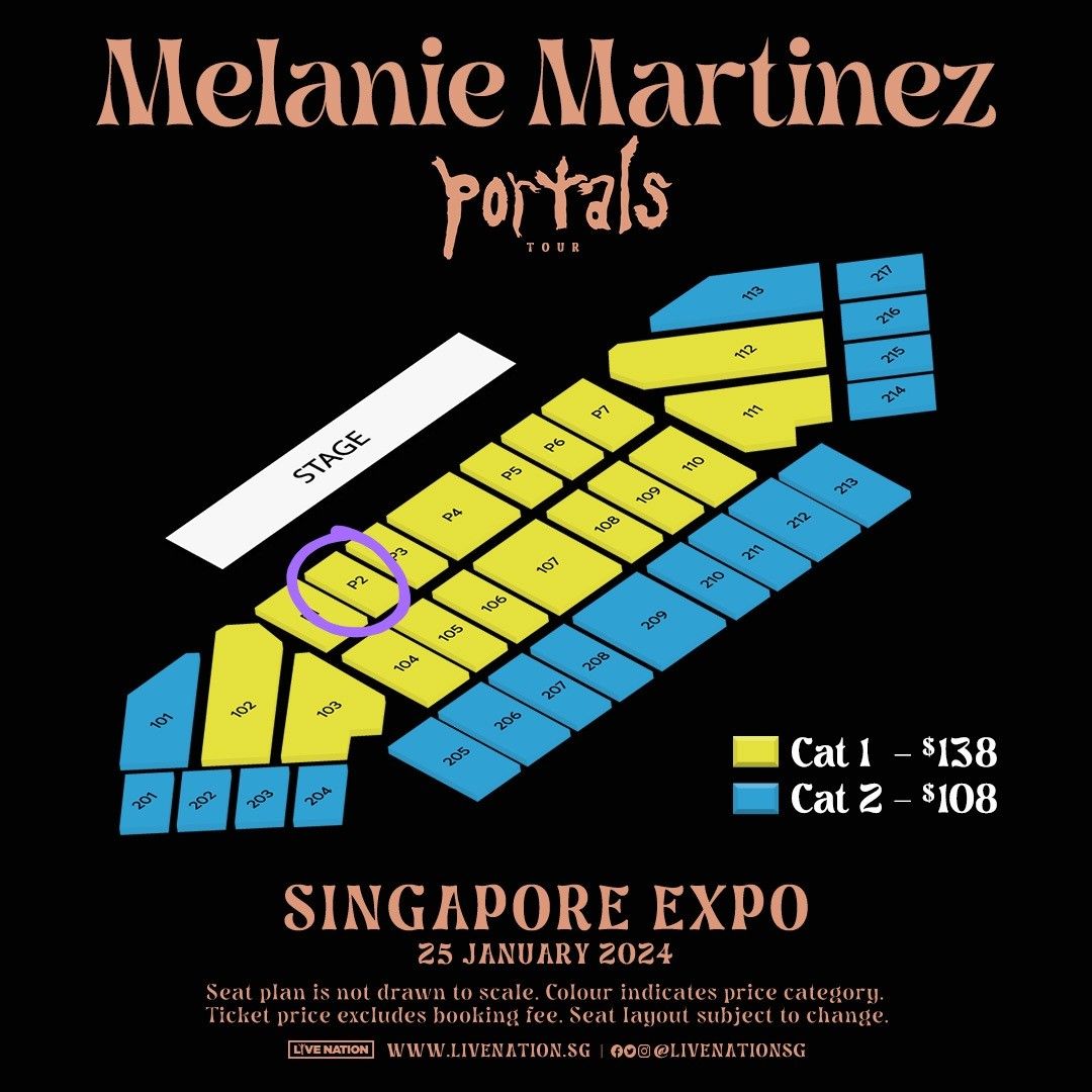 wts melanie martinez portals tour singapore tickets, Tickets & Vouchers