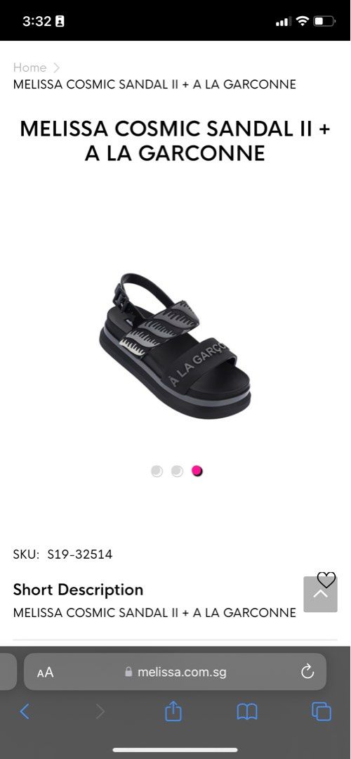 Melissa cosmic sandal sales a la garconne