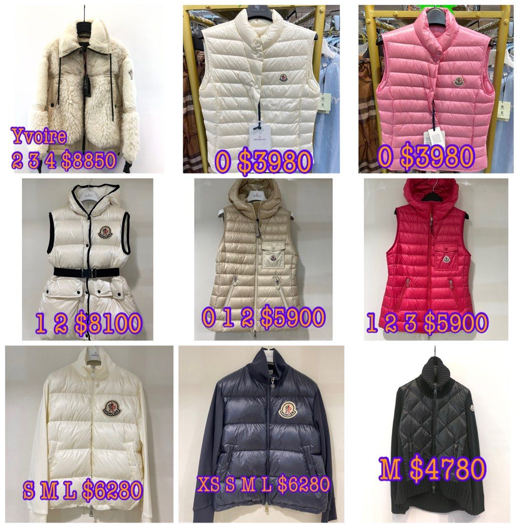 Moncler size 0 clearance