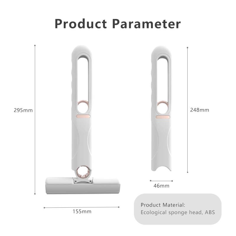 Multipurpose Mini Sponge Mop Portable Mop High Absorption Sponge Dry and Wet Mop, Furniture