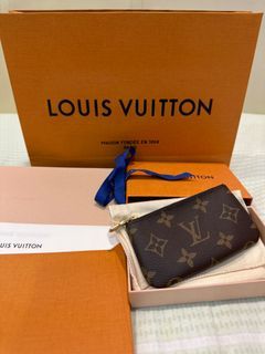 Louis Vuitton Dog Bag Charm and Key Holder Monogram Brown in Calf Leather  with Silver-tone - US