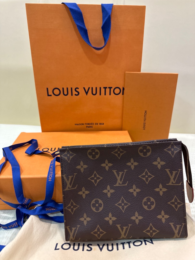 Lv Toiletry Pouch On Chain, Luxury, Bags & Wallets on Carousell
