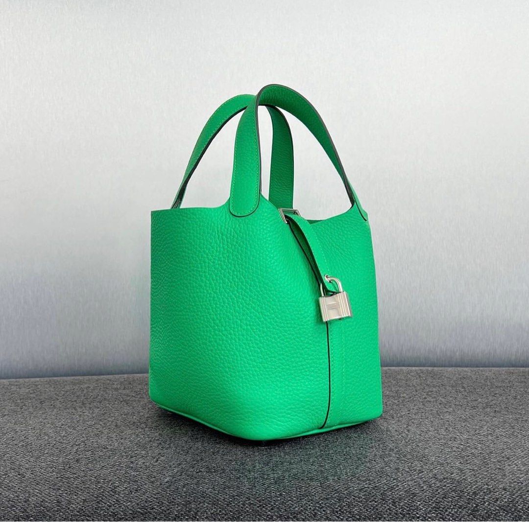 Hermes picotin 18 SO GREEN, Luxury, Bags & Wallets on Carousell