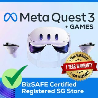 New Sealed Meta Quest 3 - 128GB / 512GB VR (incl. 12 mths warranty) + Free games!