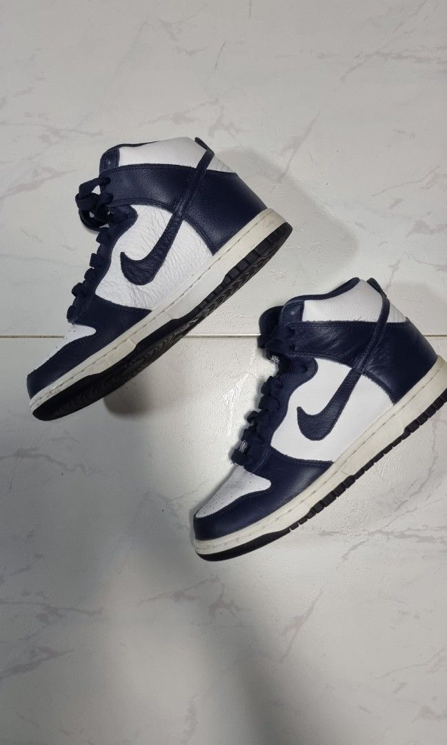 navy dunk high gs