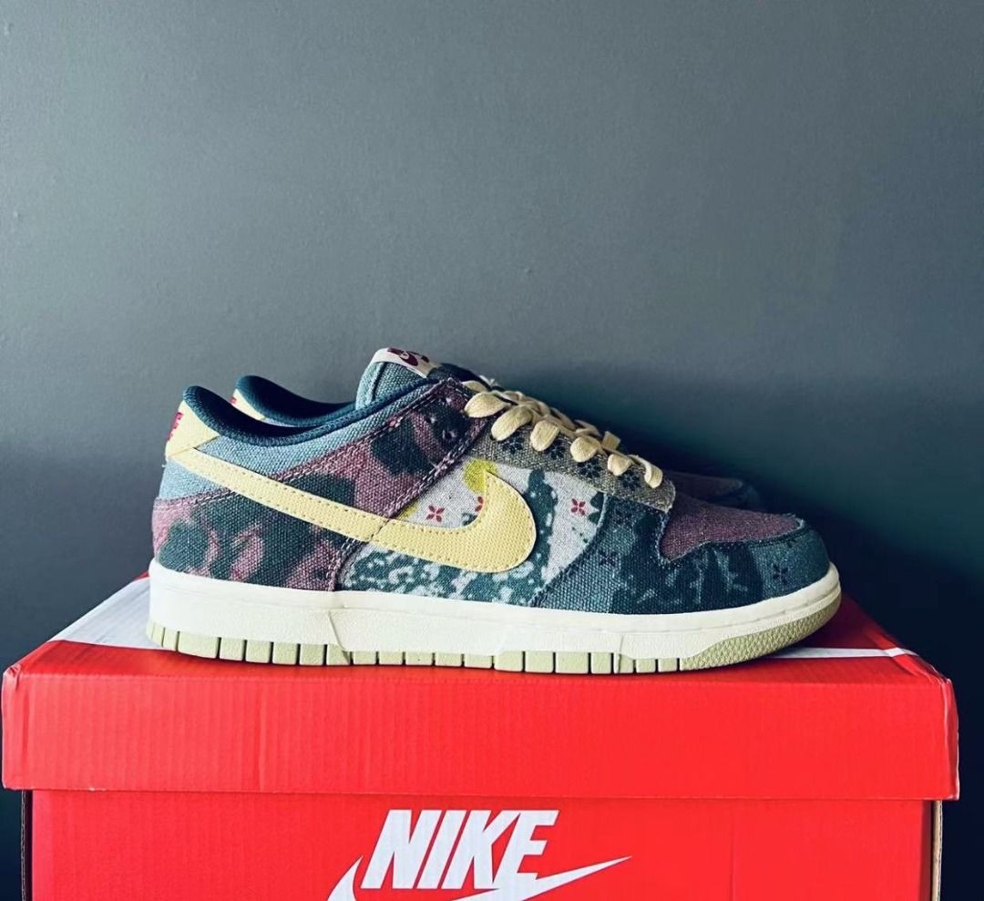 Nike Dunk Low SP community garden 檸檬水洗防滑低幫板鞋波鞋休閒鞋