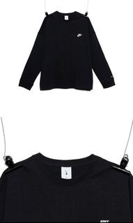 Nike x peaceminusone LS tee black M, Men's Fashion, Tops & Sets 
