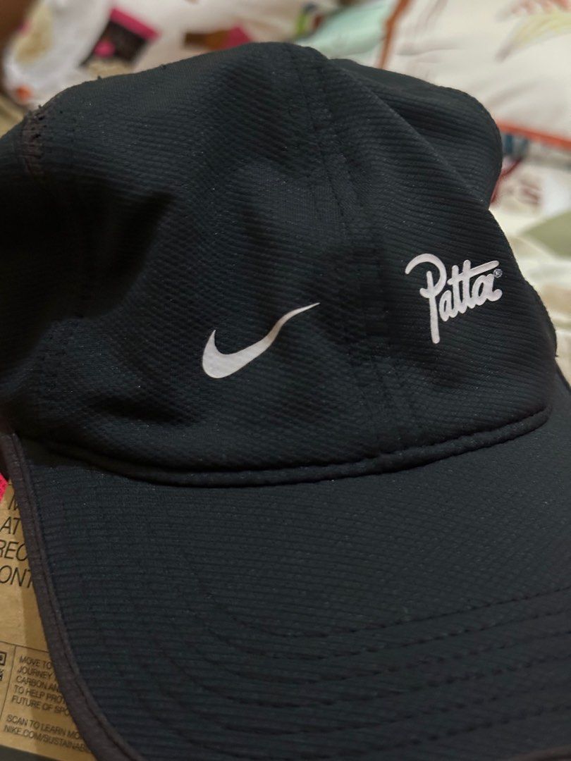Nike x Patta Featherlight Cap Fesyen Pria Aksesoris Topi di Carousell