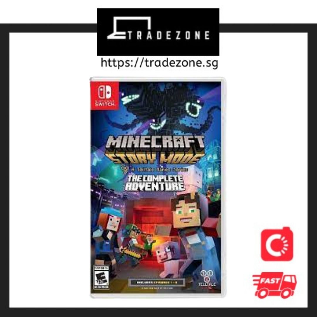 Minecraft: Story Mode The Complete Adventure Telltale Nintendo Switch