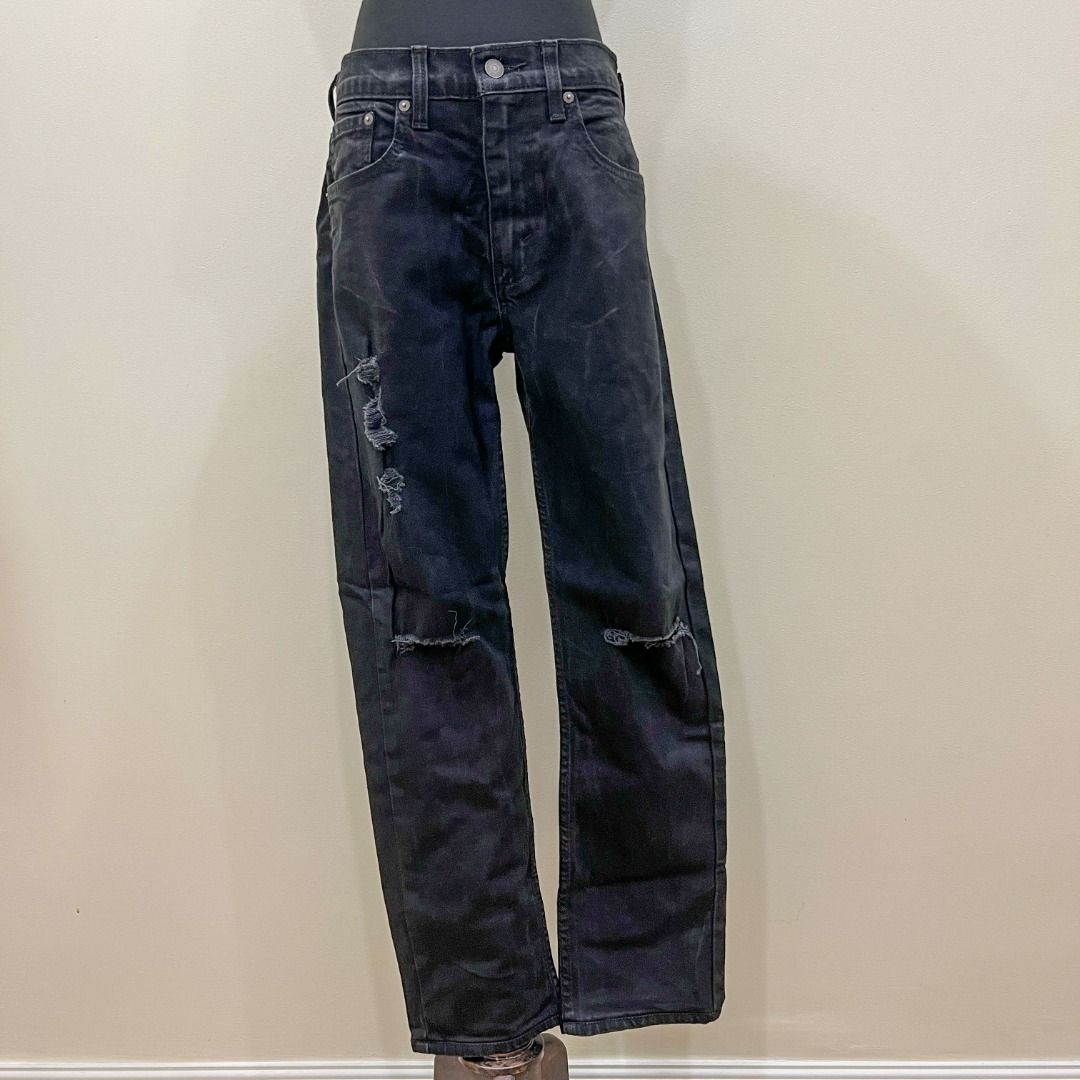 Levi's 502 ripped jeans clearance