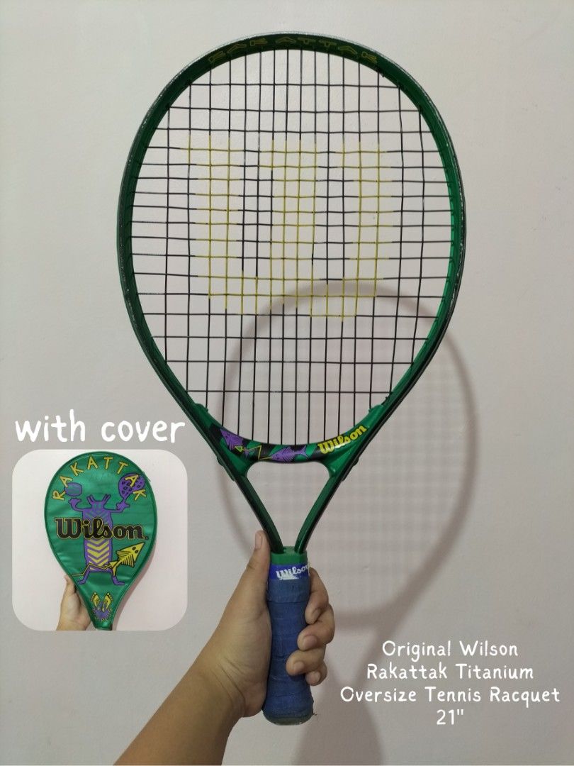 Original Wilson Rakattak Oversize Tennis Racquet, Sports Equipment ...