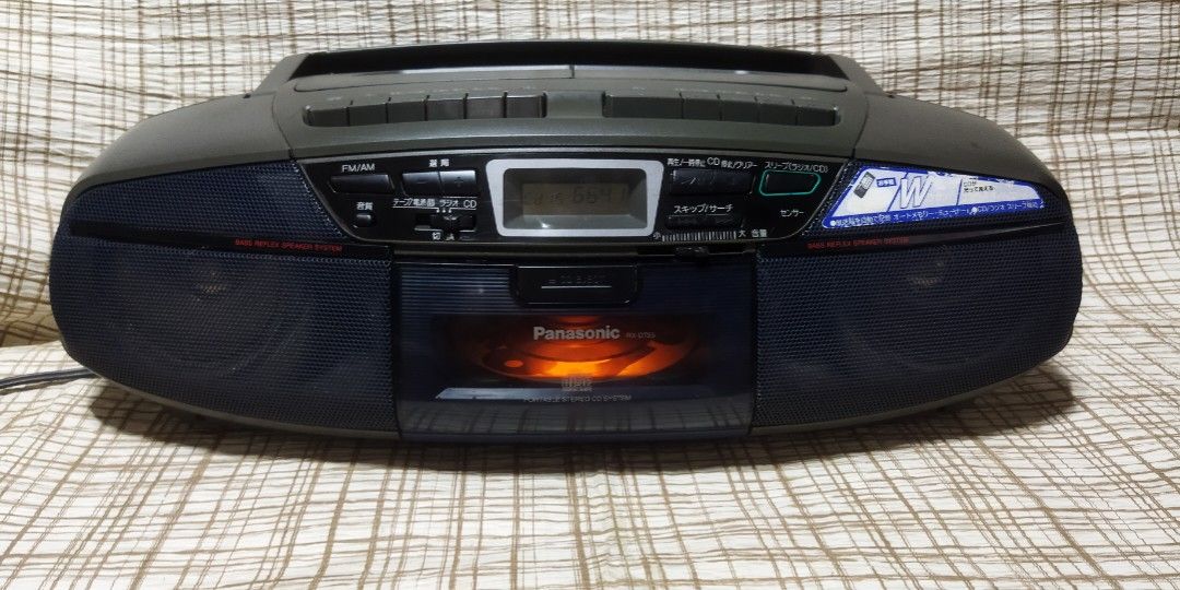 Panasonic RX-DT35 CD Radio Cassette Recorder, Audio, Portable