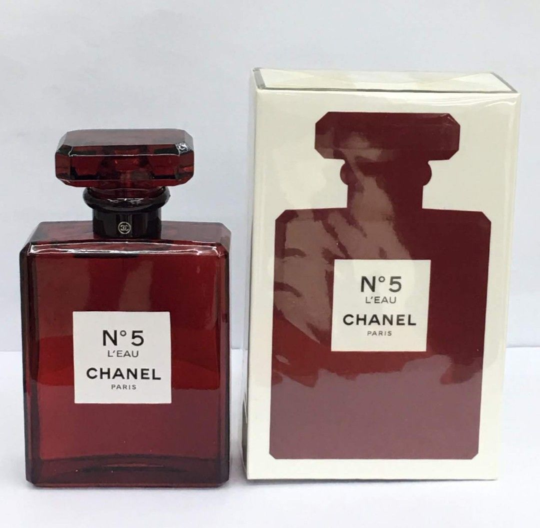 Perfume Chanel N5 leau red edition Perfume Tester QUALITY New in box seal  Perfume FREE SHIPPING