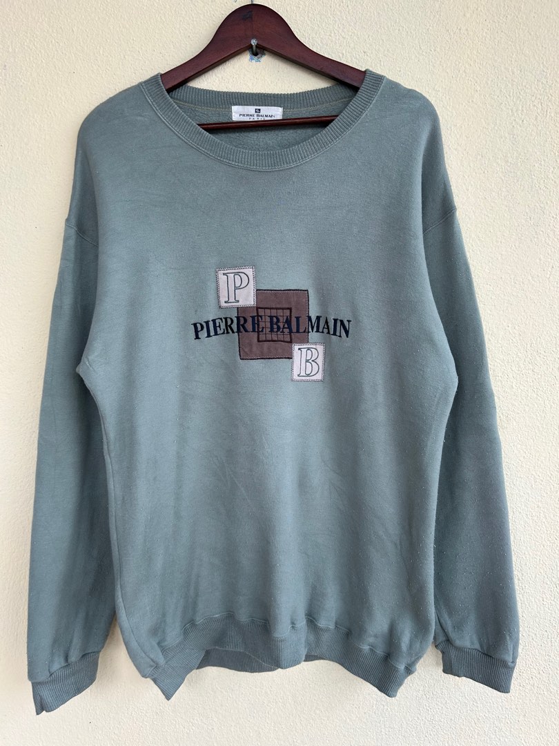 Pierre Balmain Sweatshirt Men s Fashion Coats Jackets and