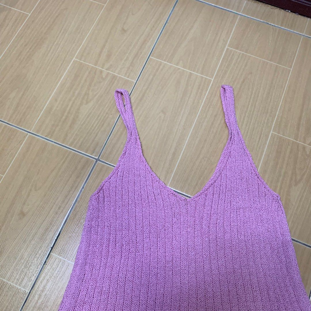 pink knitted mini dress (Category: Dresses) located in Manila. Submitted by declutterwju (Listing ID 1260760528, Image 3). Description: too big for me perfect for summer outfit stretchable not recommended to girlies xs-s :( size is m-xl .
