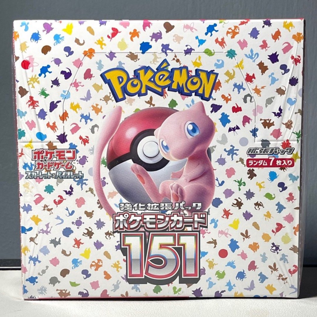 Pokemon 151 Booster Box Japanese JAP ( SEALED ), Hobbies & Toys, Toys & Games on Carousell