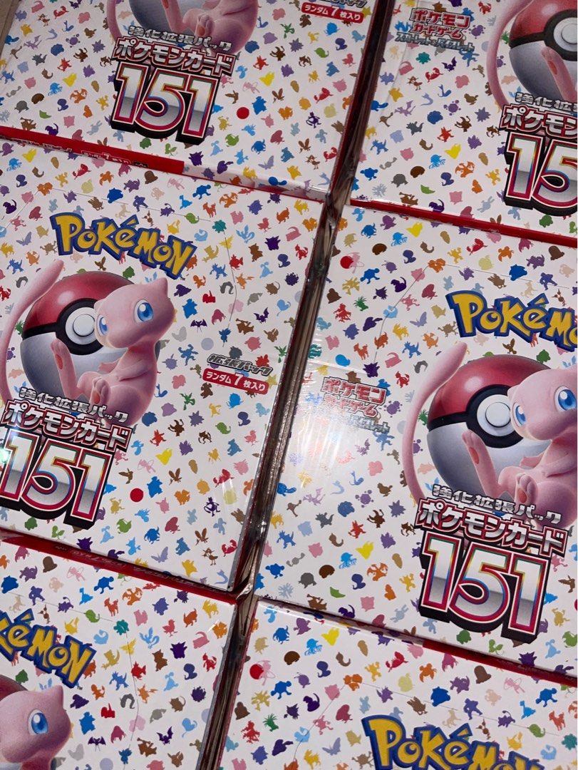 Pokemon 151 Japanese Booster Box, Hobbies & Toys, Toys & Games on Carousell