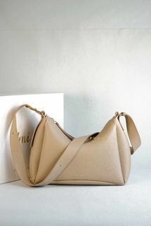 Polène | Bag - numéro Un Nano - Trio Camel Textured Leather