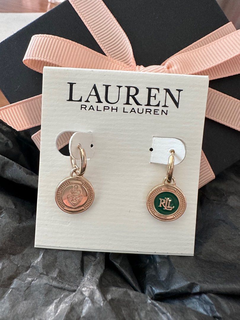 Polo Ralph Lauren Reversible Enamel Earrings