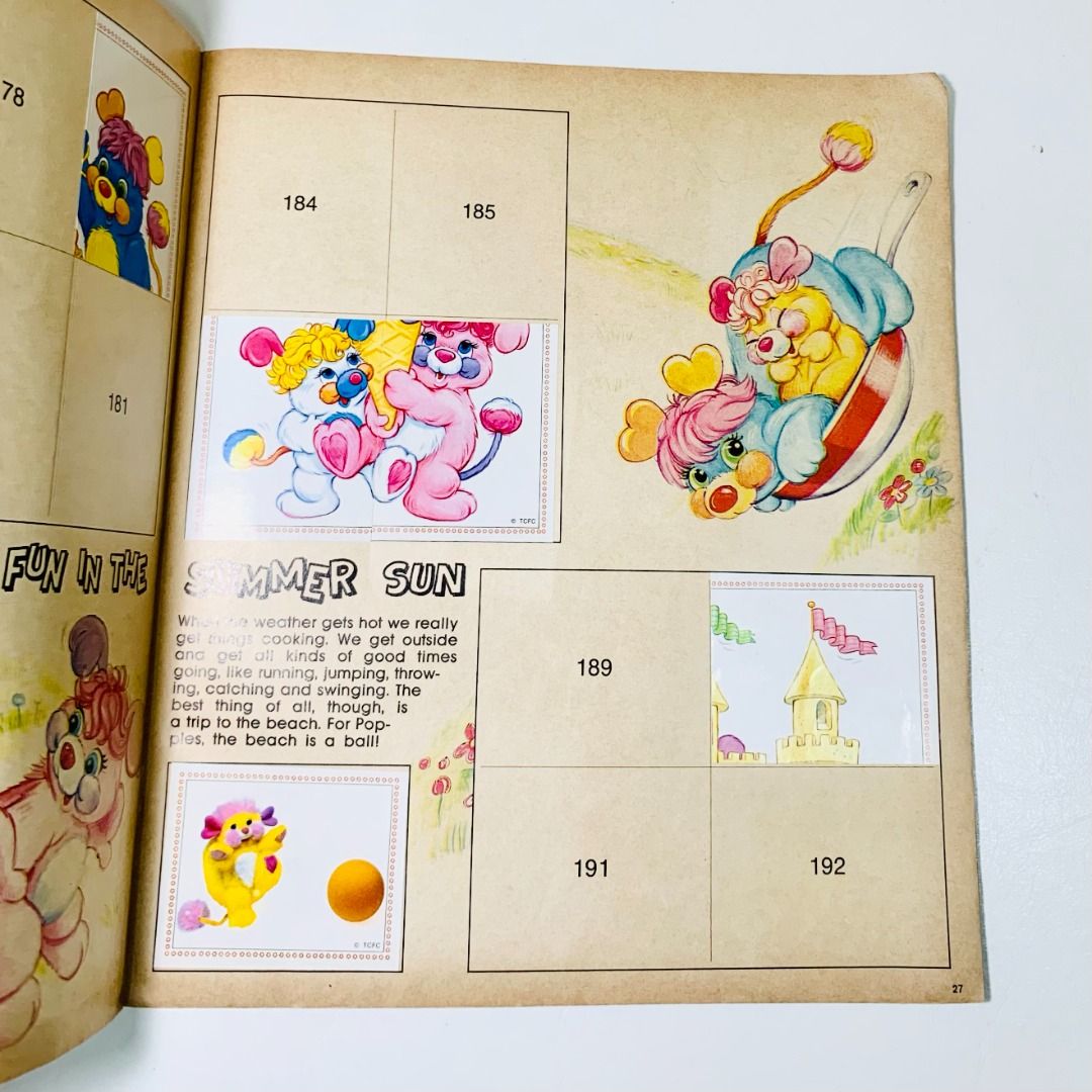 JEU DE CUBES Popples De 1987 Vintage EUR 4,99 - FR