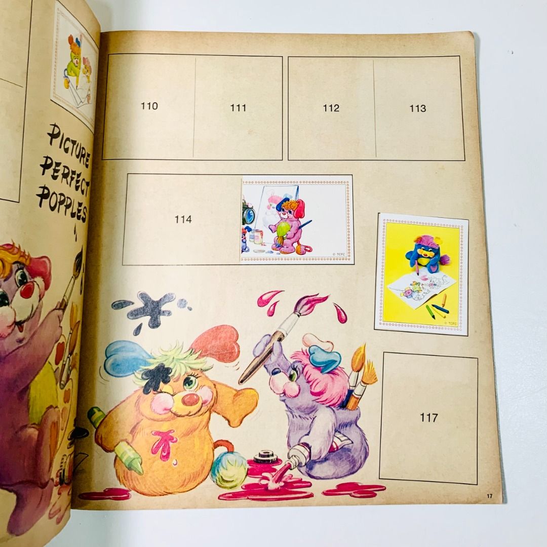 Lot De 5 Pochettes Panini Popples – Vintage 1987 – Neuves Et Scellées – Collectionneur