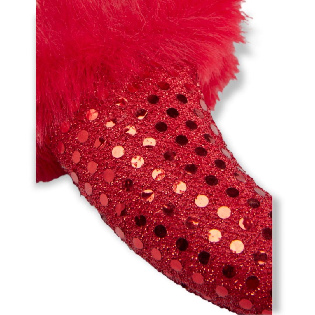 PRIMARK Halloween Devil Horns (Red) (Category: Hair Accessories) located in Quezon City. Submitted by gemaenterprises (Listing ID 1260731398, Image 2). Description: • Devil horns for a hauntingly fabulous Halloween! • Hair Accessories • Material Composition: Polyester 80% Plastic 20%.