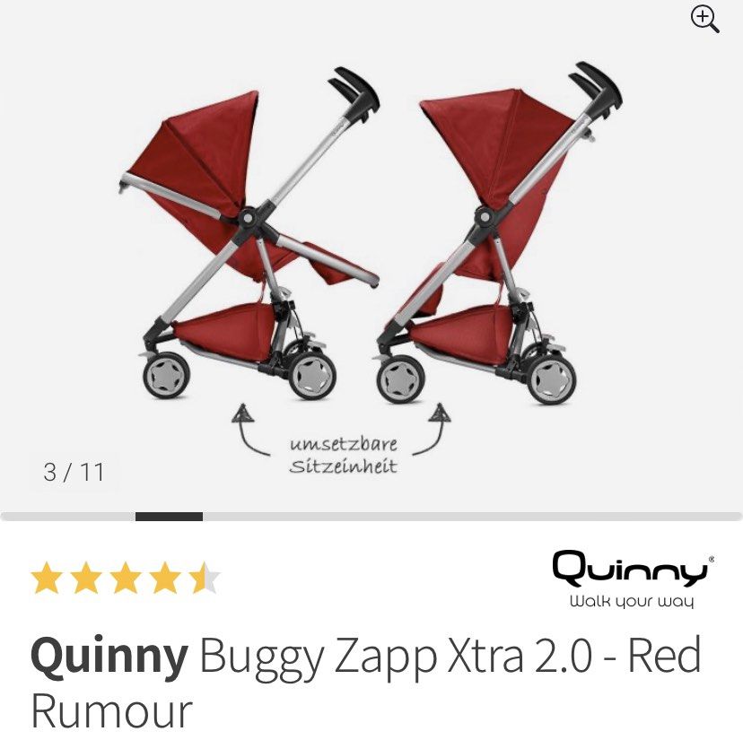 Quinny compact stroller deals