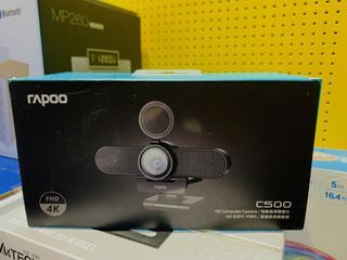 ⭐Rapoo C500 4K 2160P Full HD Webcam with Privacy Cover USB