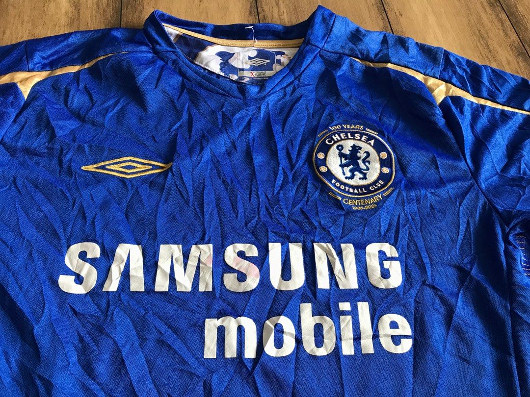 Rare jersey jersi chelsea home 2005 centenary kit 100 years Men s