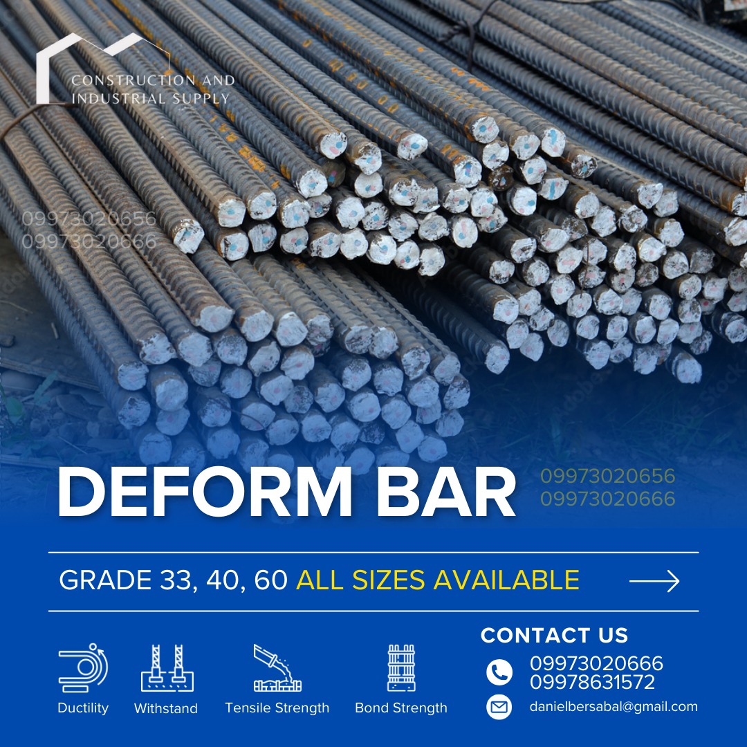 Reinforcement Bar Deform Bar Grade 60 Kabilya Corrugated Bar