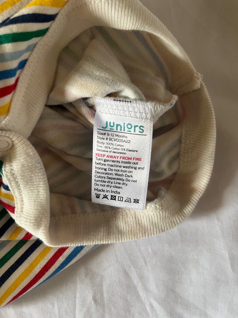 Cotton rompers for juniors sales