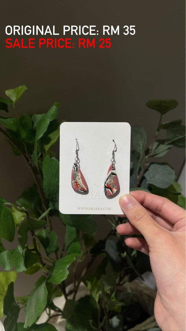 Handmade earrings discount for sale