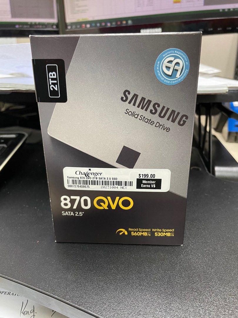 Samsung SSD 870 QVO SATA 2.5 inch., Computers & Tech, Parts ...