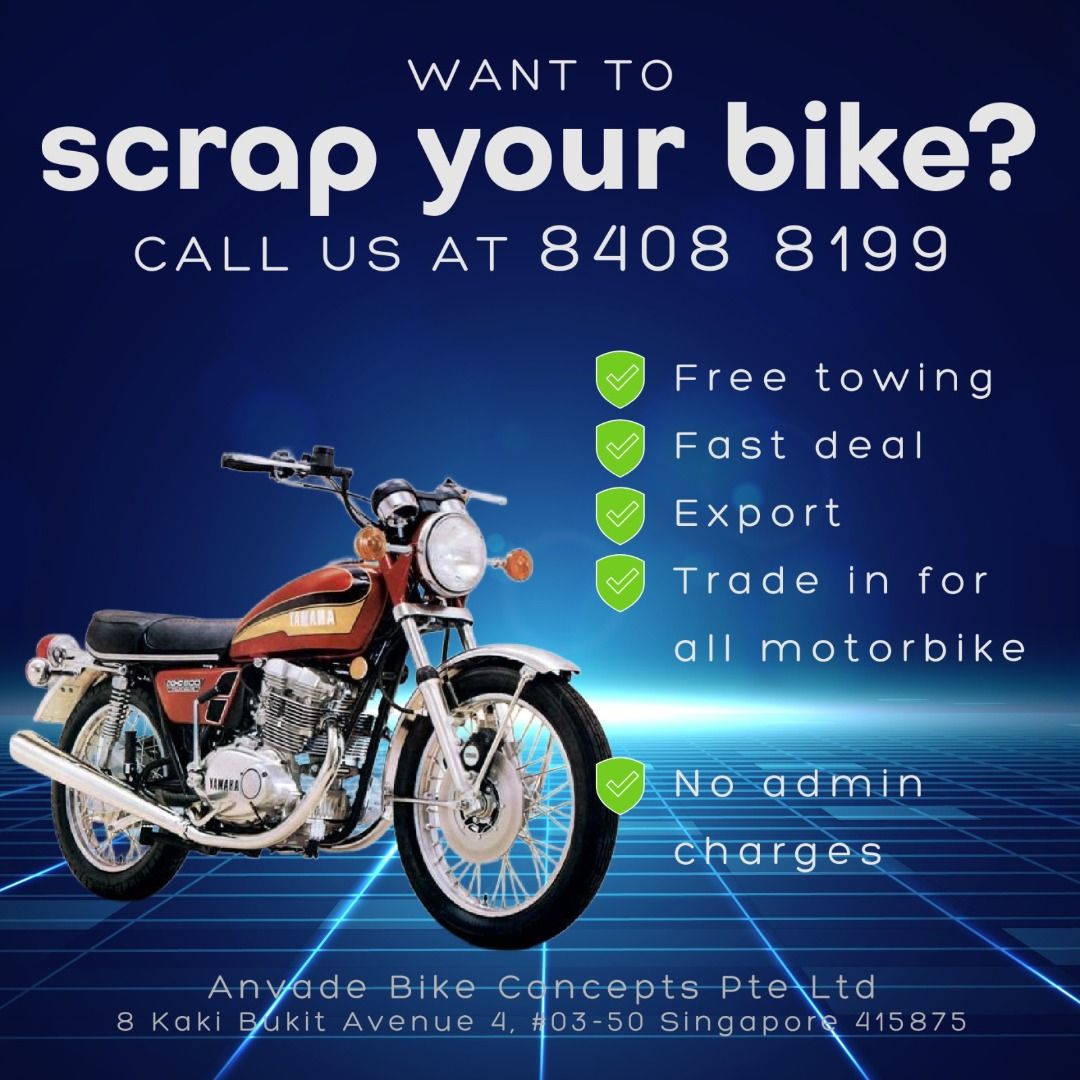 Scrap motorcycle prices deals