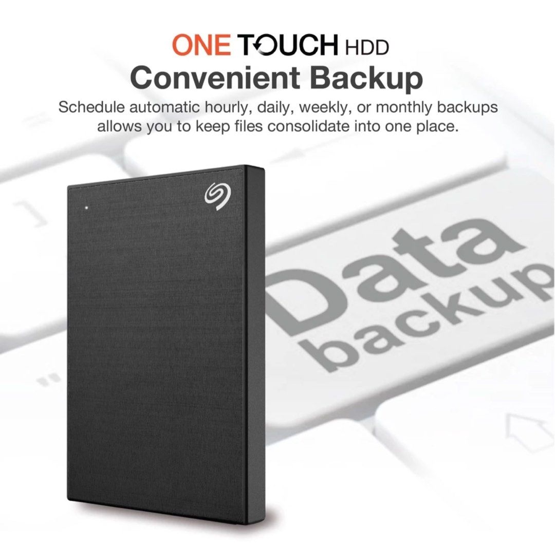 Seagate NEW One Touch External HDD upgraded with Password Protection