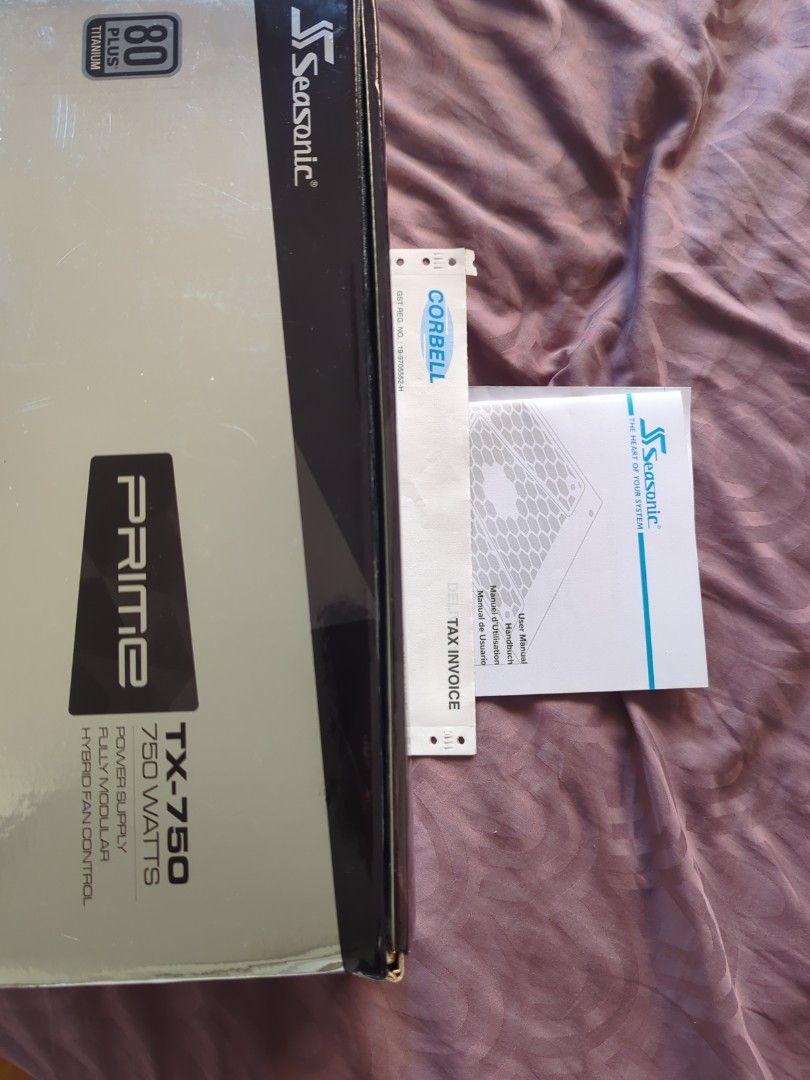 Seasonic Prime TX-750 PSU, Computers & Tech, Parts & Accessories ...