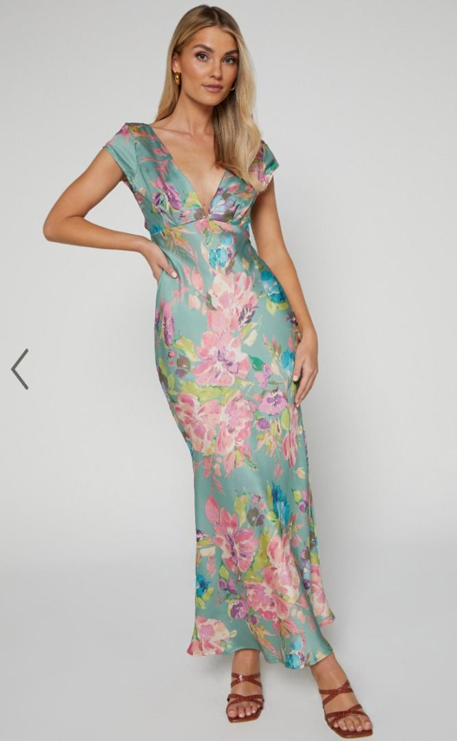 Showpo floral maxi sale dress