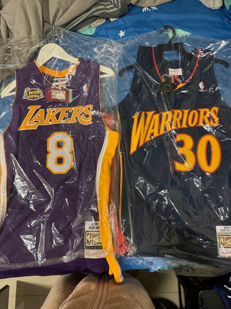 Size L Mitchell Ness Steph Curry Golden State Warriors Jersey