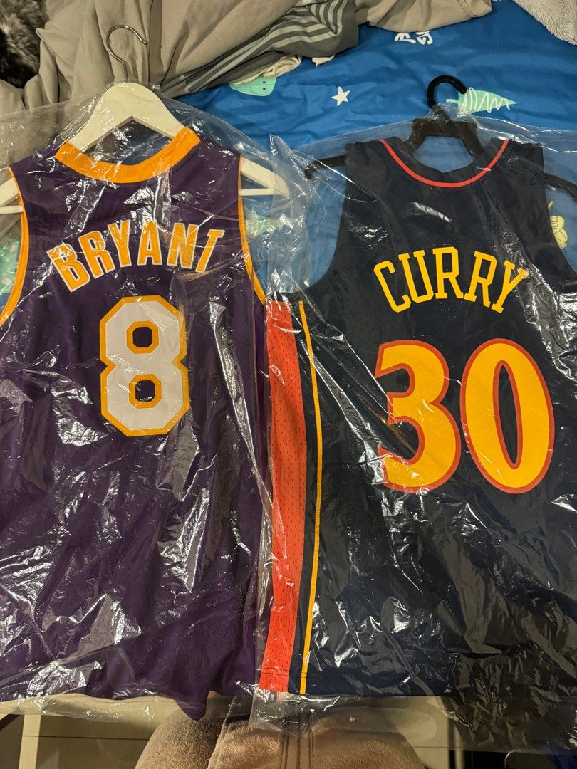 Mitchell and ness clearance curry jersey