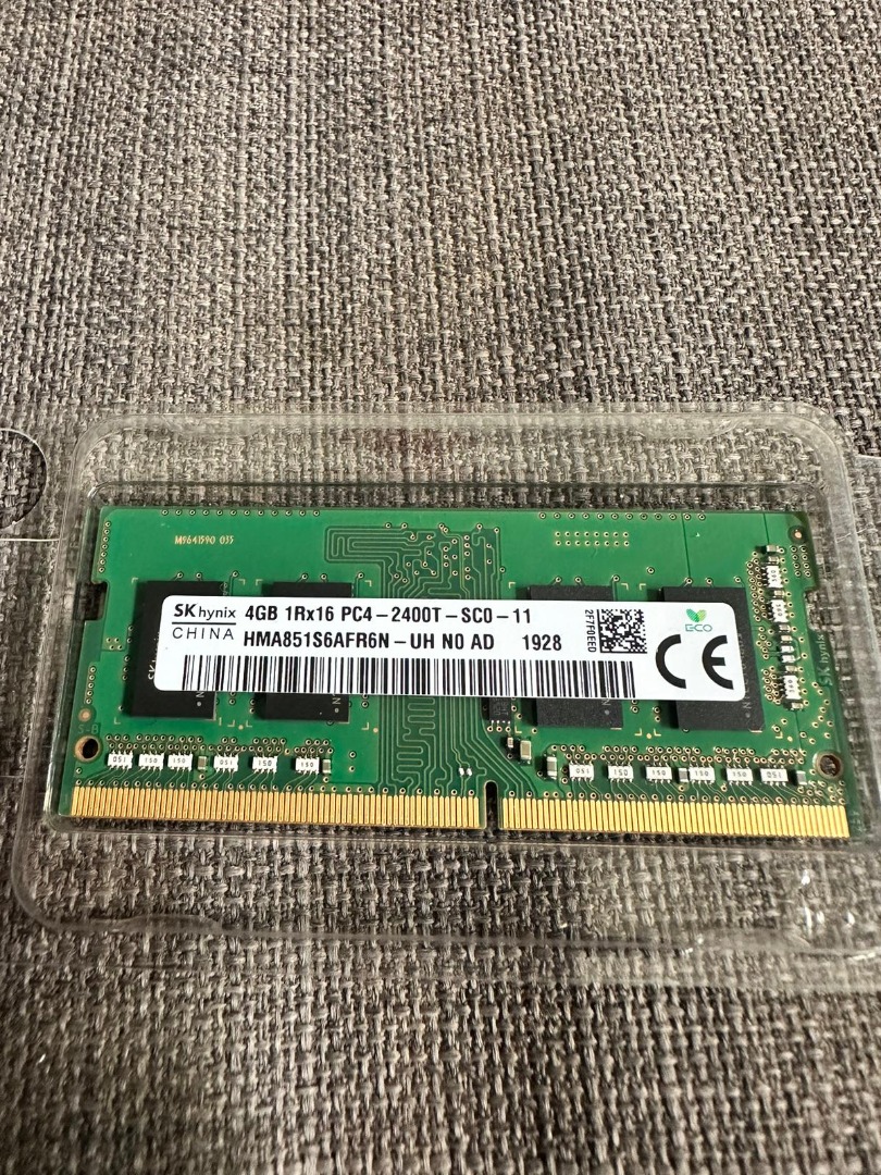 SK Hynix 4GB DDR4 2400Mhz Sodimm Ram, Computers & Tech, Parts ...