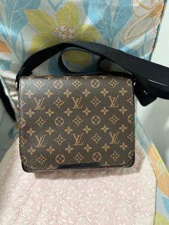 Louis Vuitton A4 Asymmetrical Sling Bag Monogram Embossed Lambskin