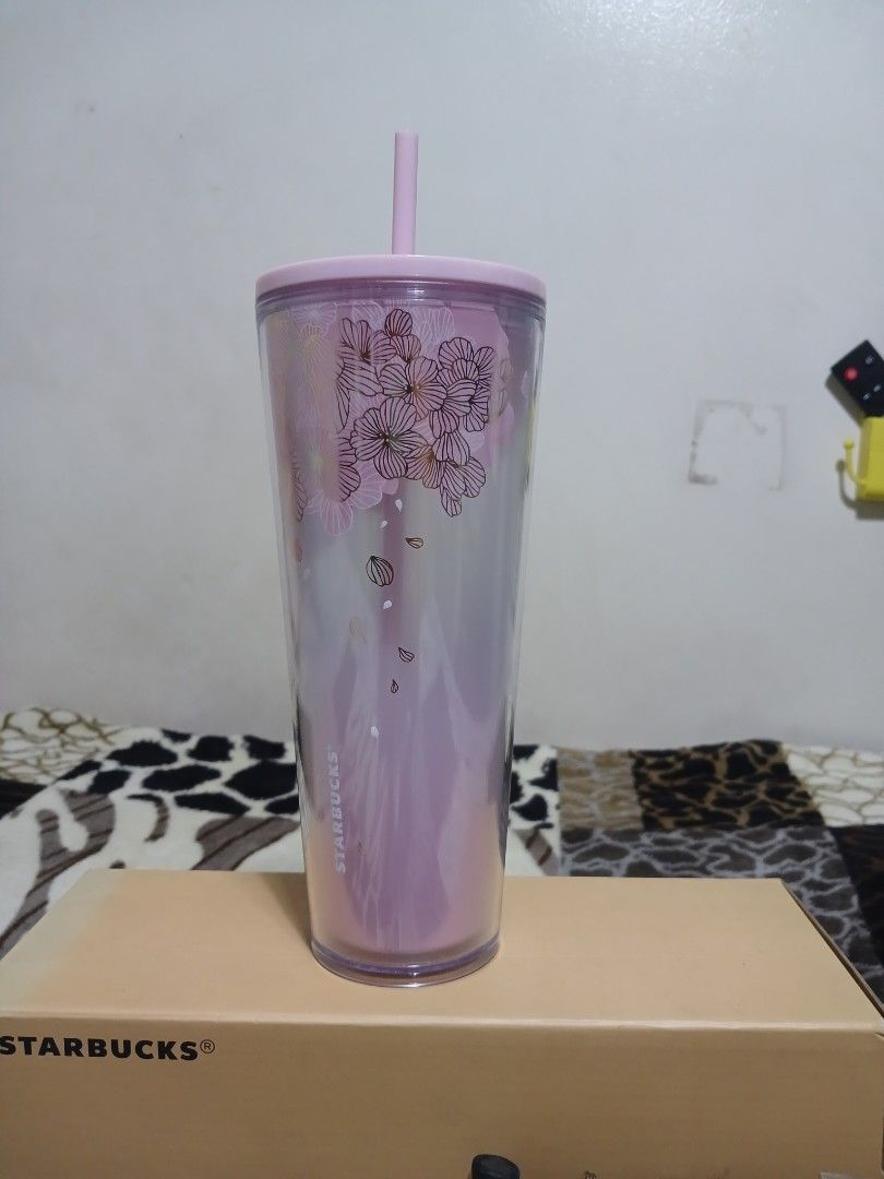 Starbucks Sakura Venti Cup (Category: Water Bottles & Tumblers) located in Manila. Submitted by avastarbucksinph (Listing ID 1260735120, Image 1). Description: original sb merch with paper bag wirh SKU.