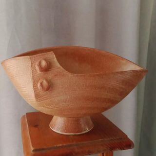 Stoneware Ikebana Vase or Fruit Bowl