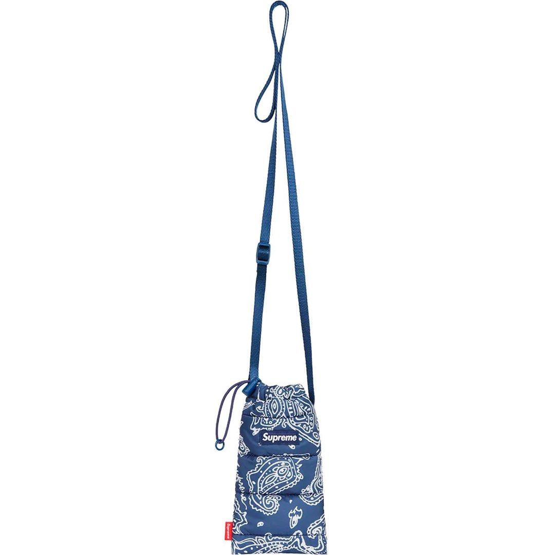 Supreme Puffer Pouch Bag “Blue Paisley”, 名牌, 手袋及銀包- Carousell