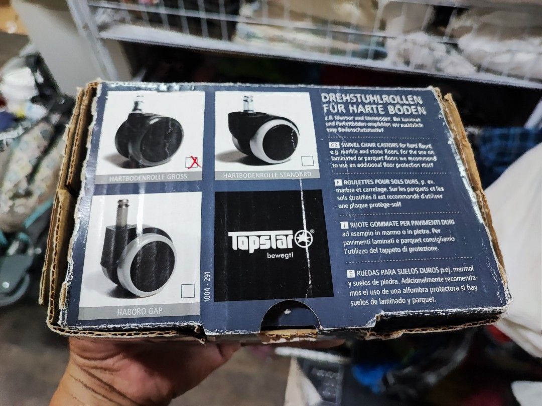 swivel chair wheel topstar, Furniture & Home Living, Furniture, Chairs on Carousell