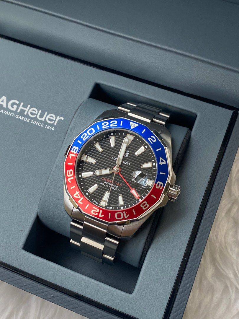 Tag heuer Aquaracer GMT Pepsi Luxury Watches on Carousell