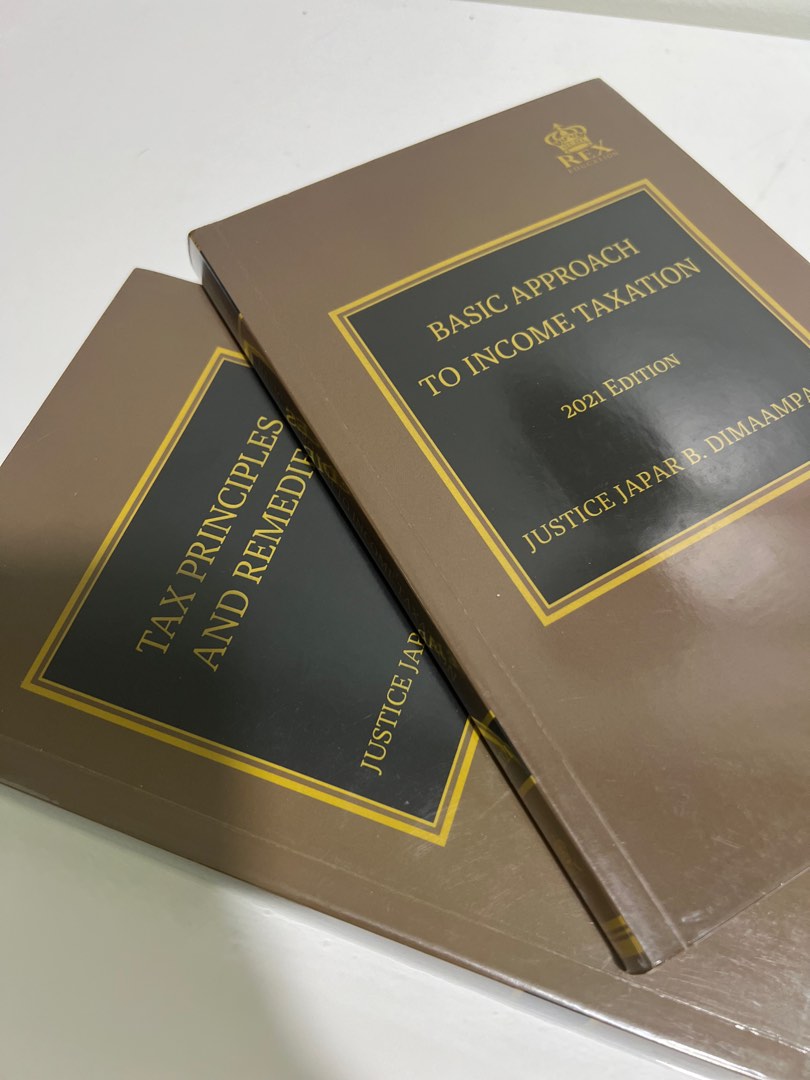Tax Law Books by Justice Dimaampao, Hobbies & Toys, Books & Magazines