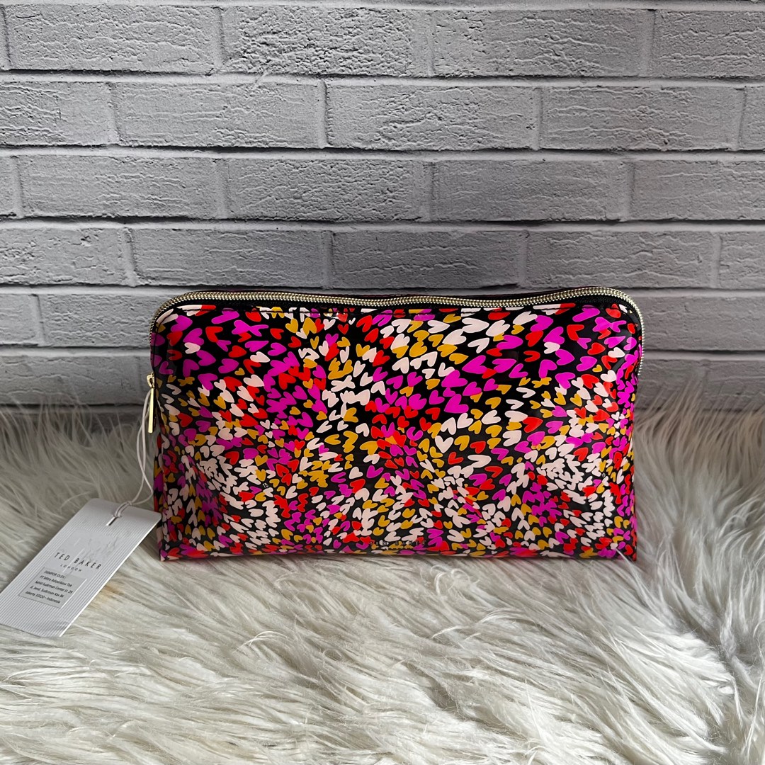 TED BAKER MAKEUP POUCH PINK Barang Mewah Tas Dompet di Carousell