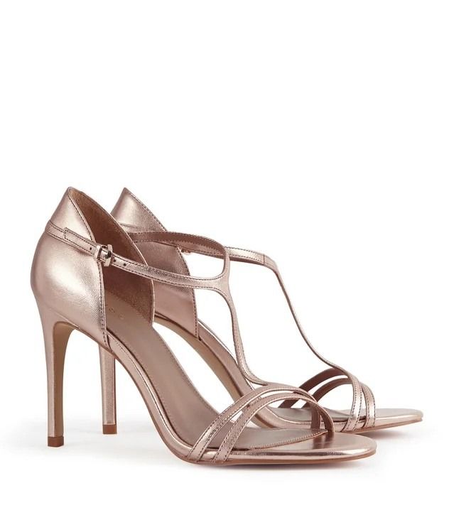 Reiss rose gold sandals sales