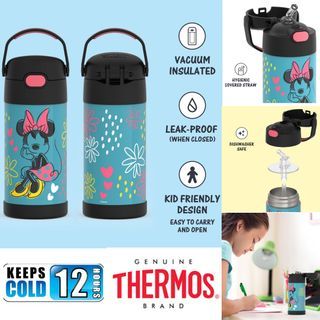 Mira 7oz Insulated Small Thermos Flask | Kids Vacuum Insulated Water Bottle  | Leak Proof & Spill Proof | Pearl Blue